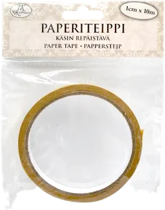 J.K. Primeco paperiteippi 1cm x 10m ruskea - 1