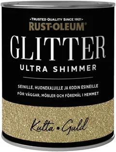Rust-Oleum Glitter Ultra shimmer 750ML Gold Seinämaali - 1