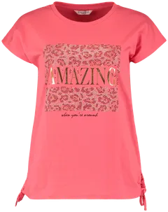 Zabaione naisten t-paita Amazing Eb-Pr201-0369 - Coral - 1