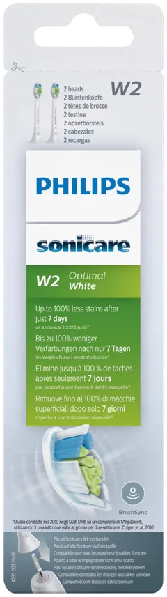 Sonicare Optimal White 2 kpl HX6062/10 - 8