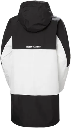 Helly Hansen naisten pitkä kuoritakki Rig Rain Coat 54076 - WHITE - 2