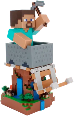 Cable Guys Ohjain/puhelinteline Minecraft Steve - 1