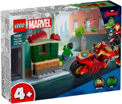 LEGO® Marvel 76287 - Iron Man, moottoripyörä ja Hulk - 2