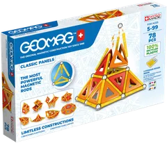 Geomag Classic Panels magneettinen rakennussarja 78 osaa - 1