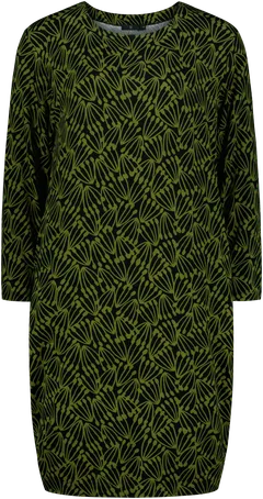 House naisten trikoomekko Inka PatternLab - heteet green&black - 1