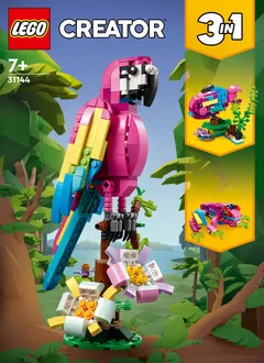 LEGO Creator 31144 Eksoottinen pinkki papukaija - 3