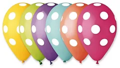 Gemar balloons pilkulliset ilmapallot 6kpl - 2