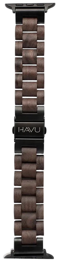 Havu Apple Watch -ranneke, pähkinäpuu (42/44/45/49 mm) - 1