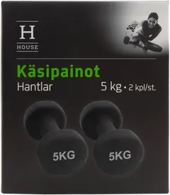 House käsipainot neopreeni 2 x 5kg - 1