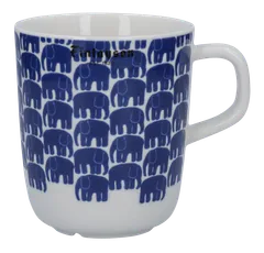 Finlayson muki Mittava 0,4l Elefantti sini-valkoinen - 1