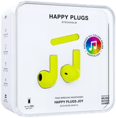Happy Plugs Bluetooth nappikuulokkeet Joy keltainen - 12