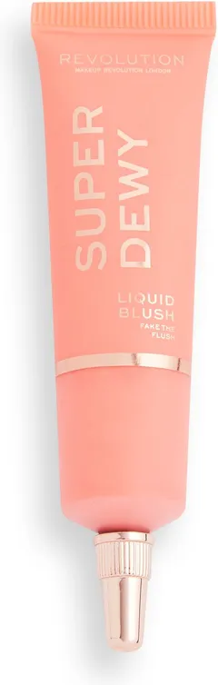 Makeup Revolution Superdewy Liquid Blush Fake The Flush nestemäinen poskipuna 15ml - 3