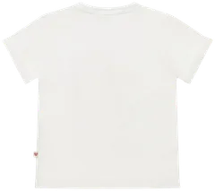 Dirkje lasten yksivärinen t-paita, jossa on applikointi edessä R50322 - WHITE - 2