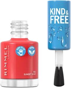 Rimmel Kind & Free Clean Nail Polish 8ml, 155 Sunset Soar kynsilakka - 2