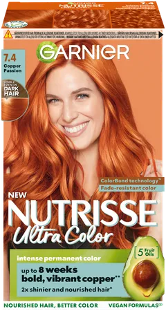 Garnier Nutrisse Ultra Color 7.4 Intensiivinen kupari kestoväri 1kpl - 1