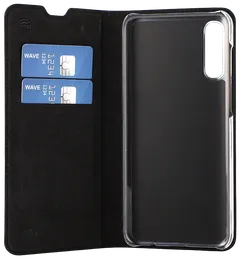 Wave Book Case, Samsung Galaxy A50, Musta - 3