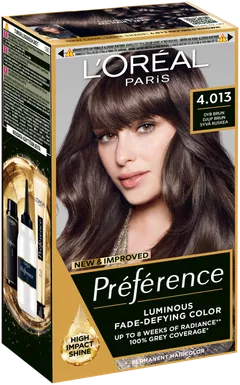 L'Oréal Paris Préférence 4.01 Paris Redined Brown Syvä ruskea kestoväri 1kpl - 2