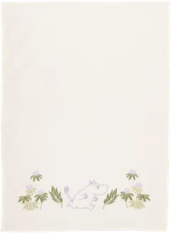 Moomin Arabia keittiöpyyhesetti liila/valkoinen, 50x70 cm - 3