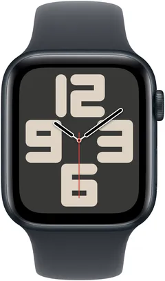 Apple Watch SE GPS 44mm yönsininen alumiinikotelo, yönsininen sport rannekke- M/L - MXEK3QN/A - 1