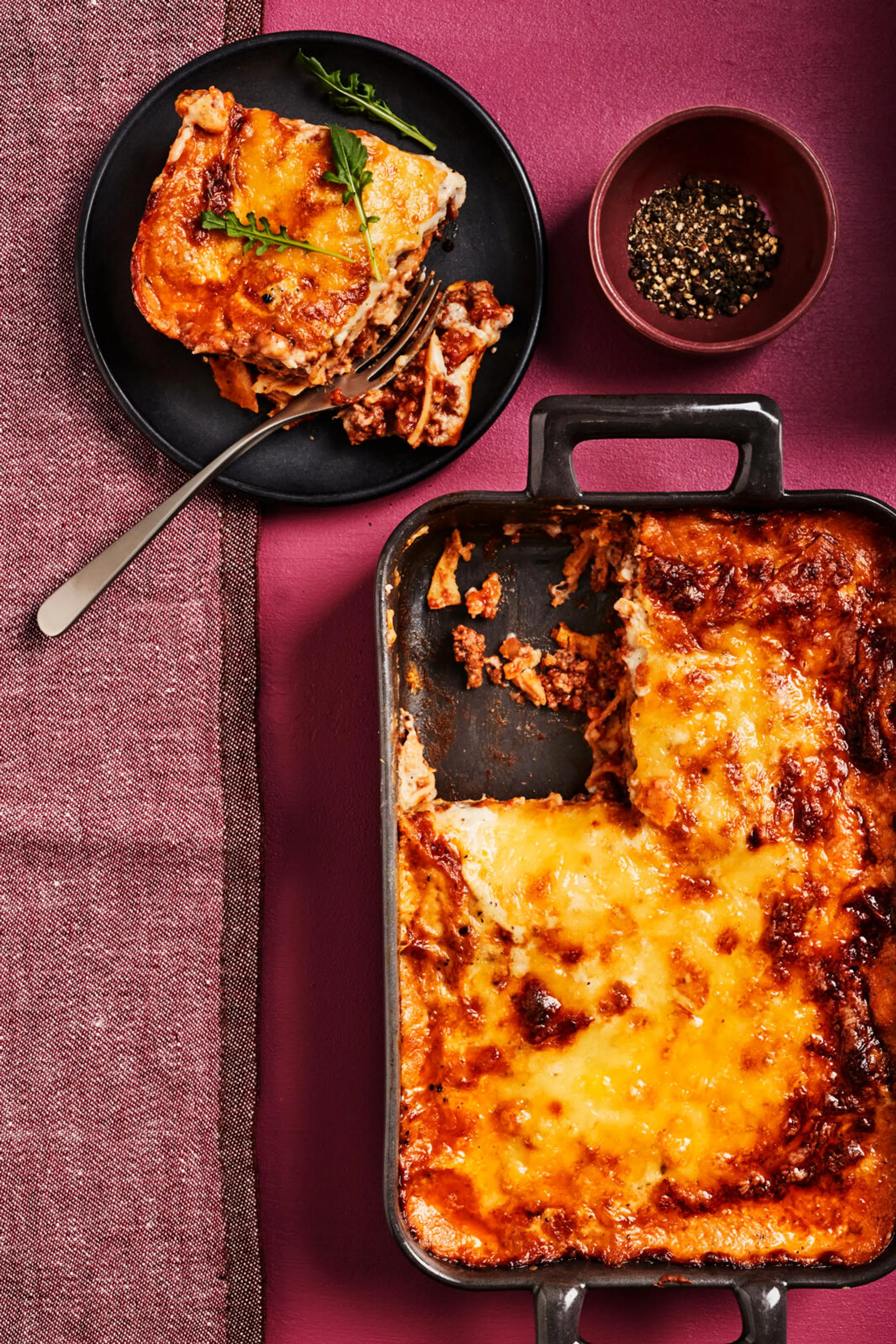 Pippurinen lasagne