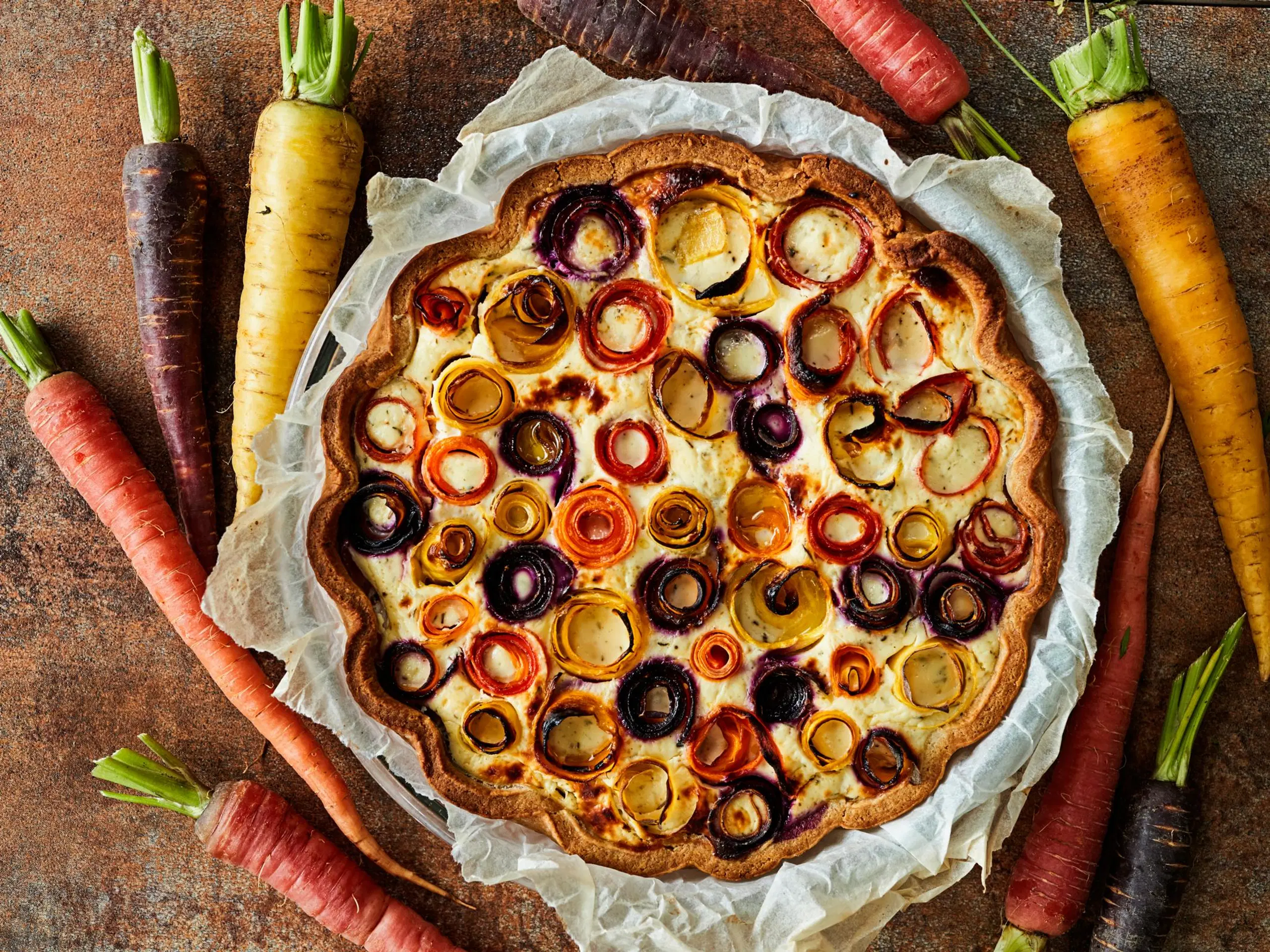 Porkkanarullapiiraka