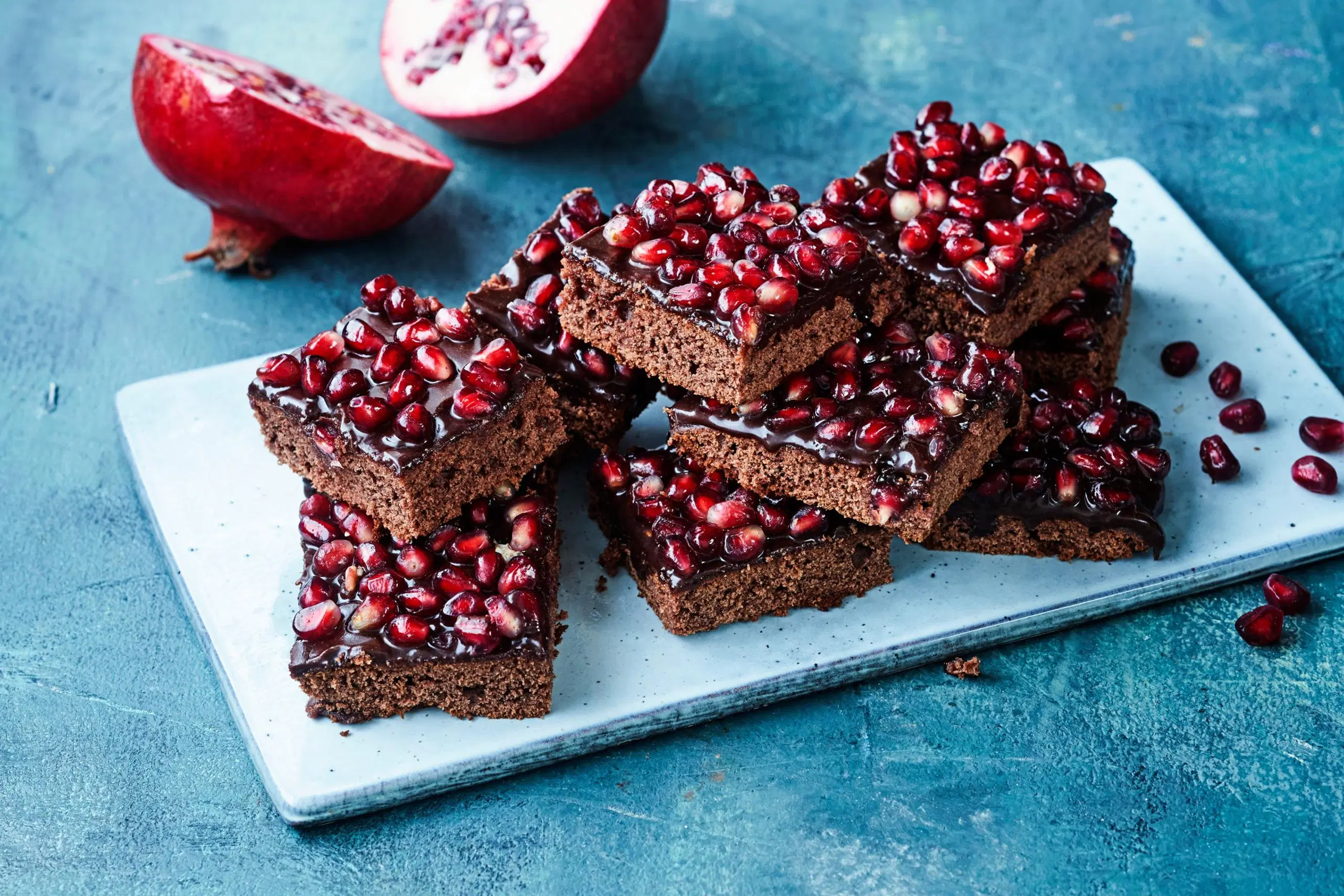 Granaattiomenamokkapalat