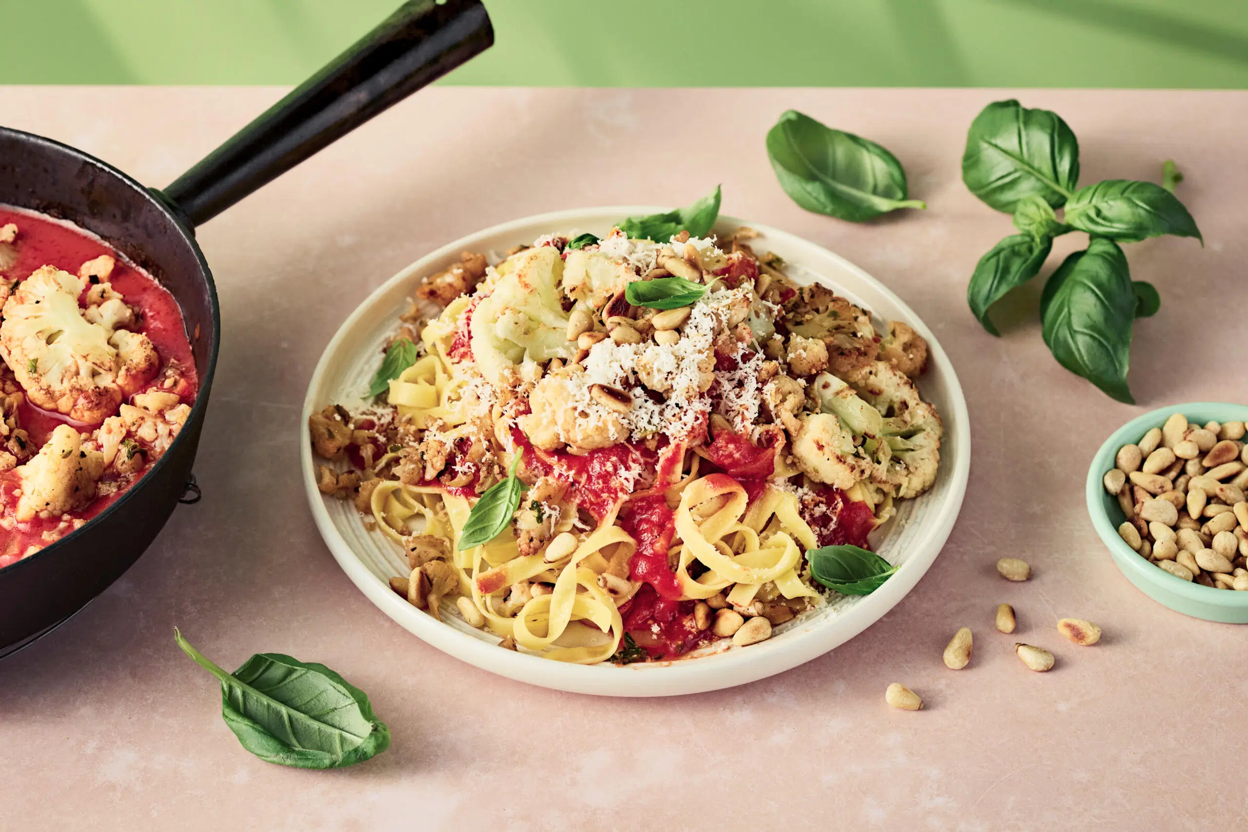 Bolognese kukkakaalista