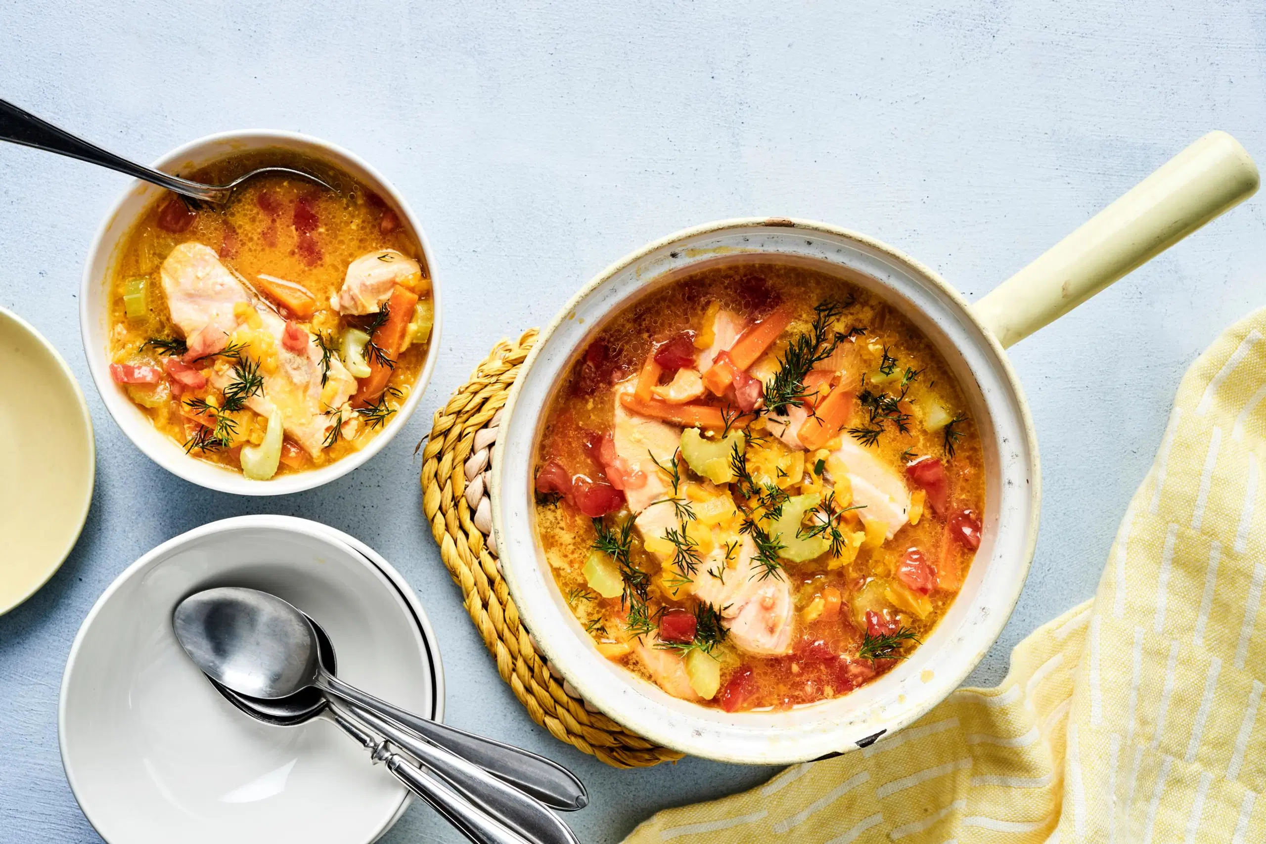 Keltainen lohikeitto