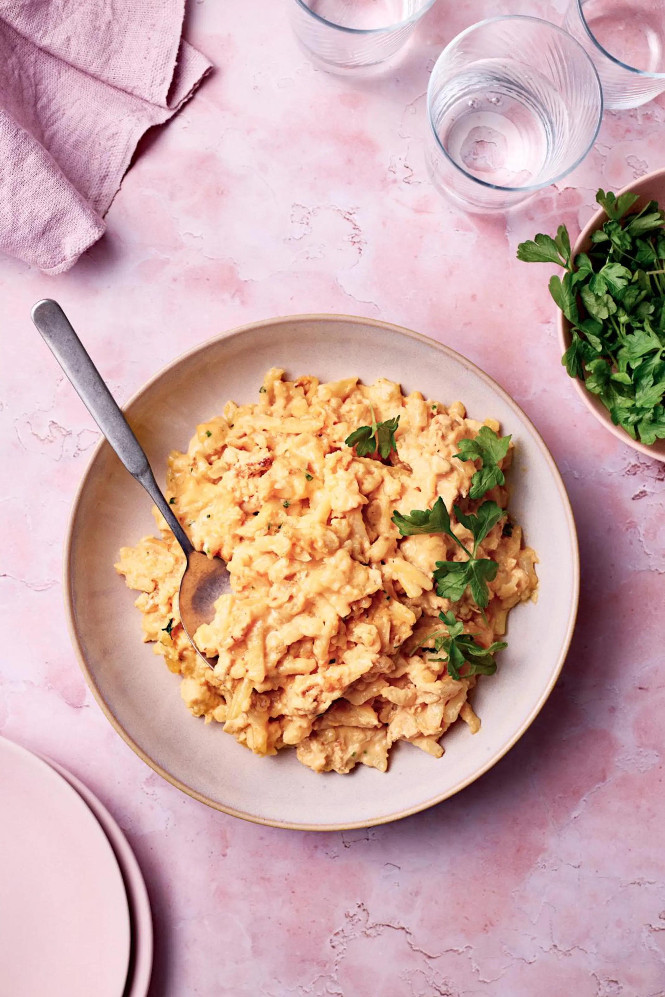 Helppo broilerikiusaus pannulla