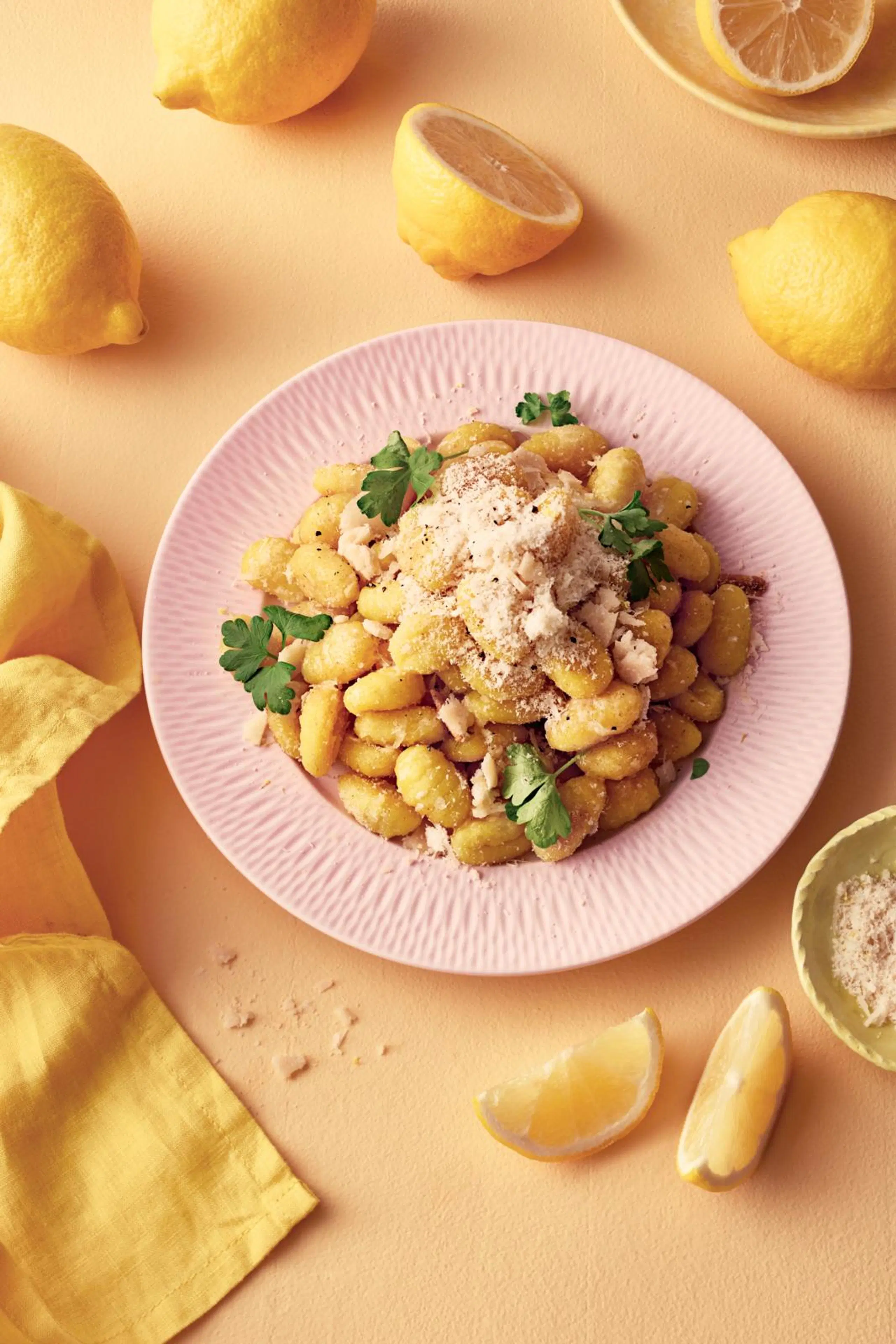 Lemon gnocchi