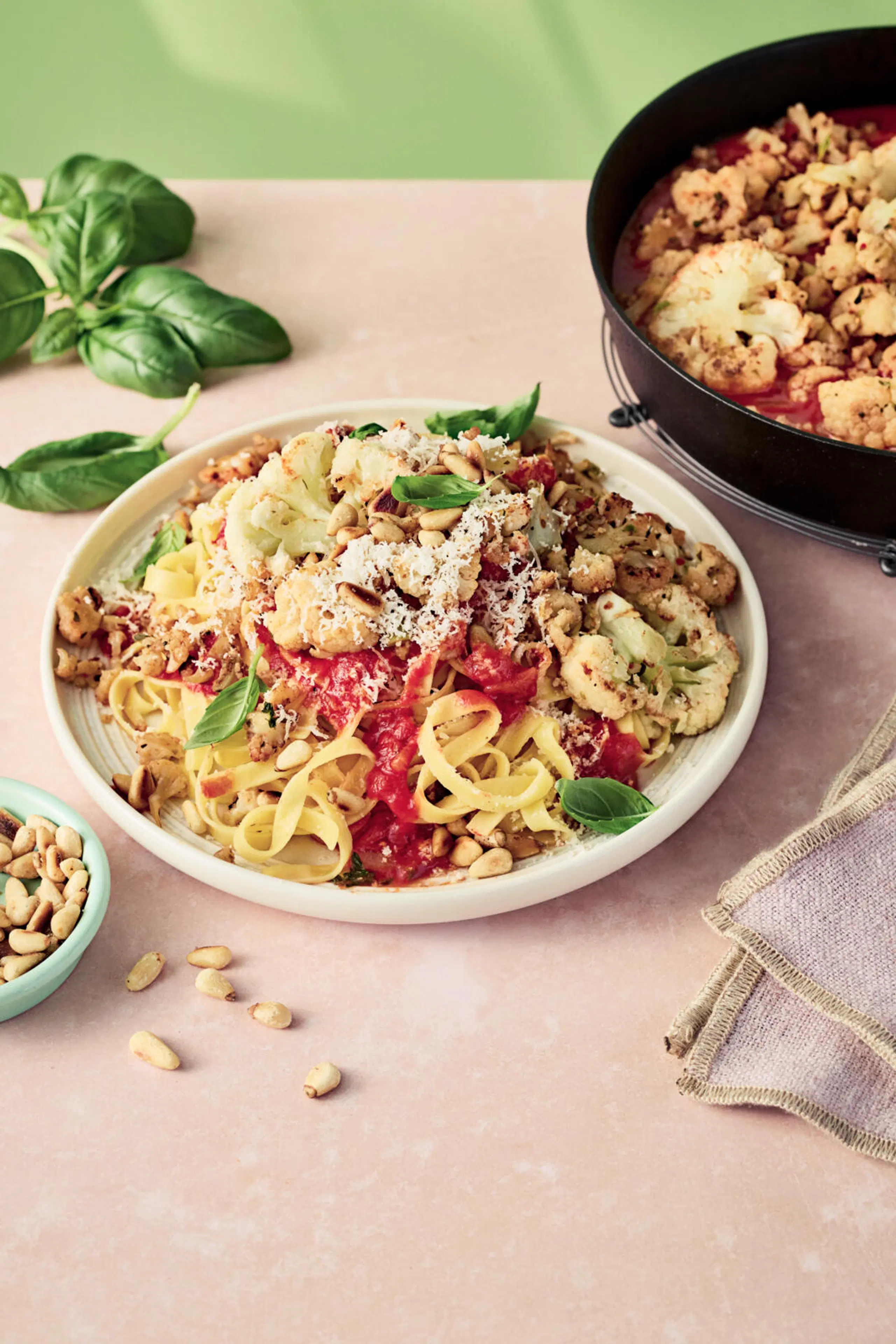 Bolognese kukkakaalista