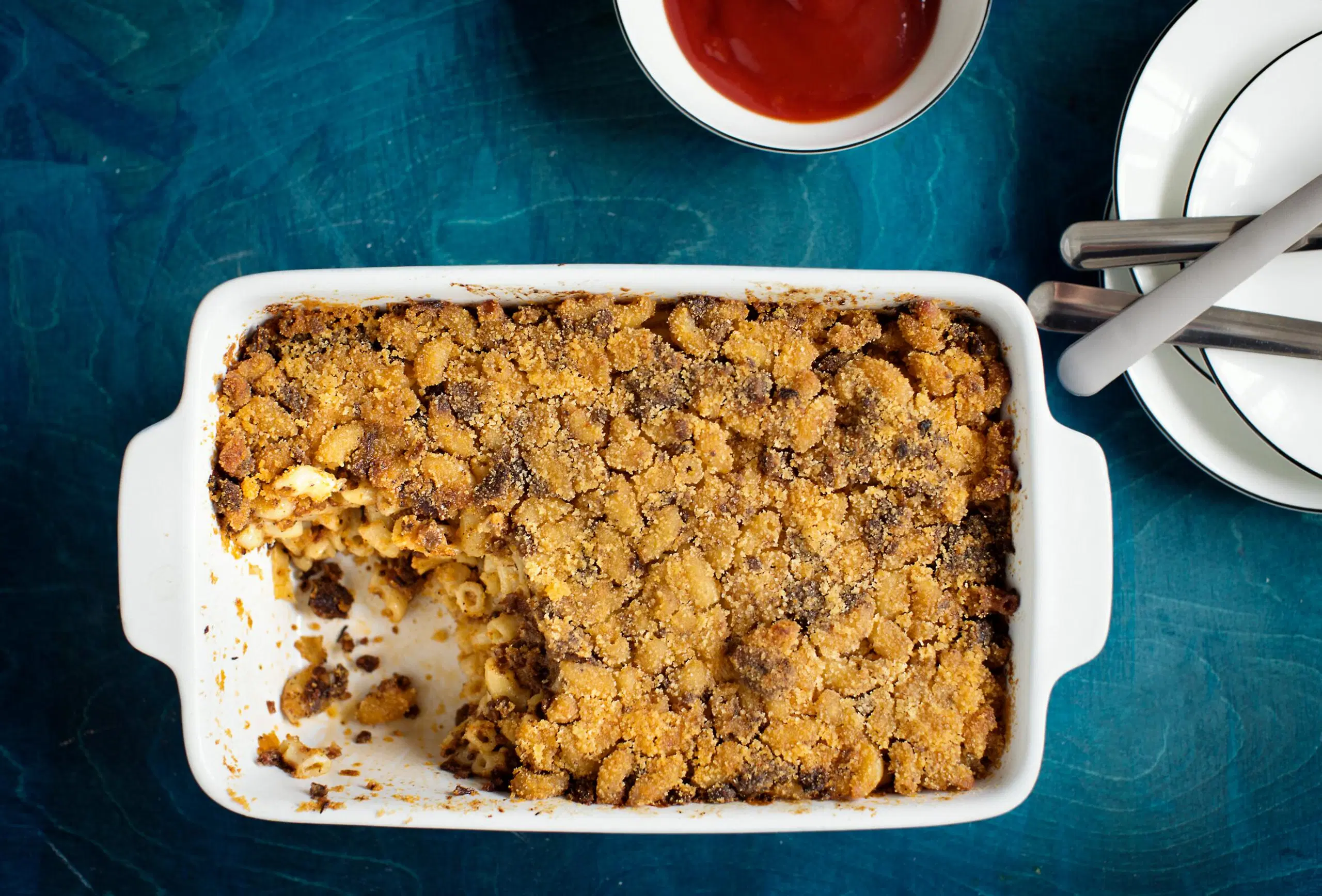 Vegaaninen makaronilaatikko