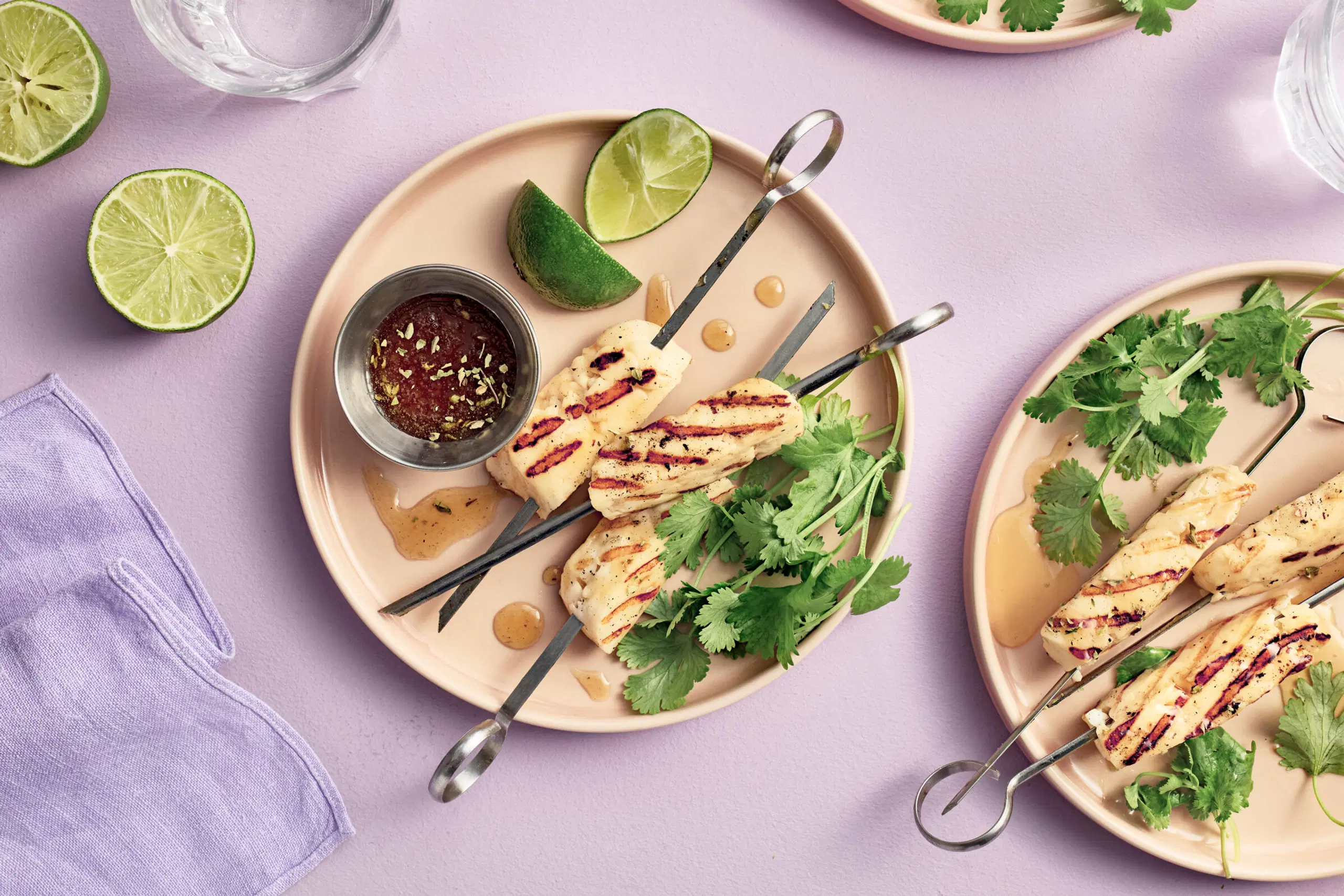Grillatut juustovartaat brasilialaiseen tapaan