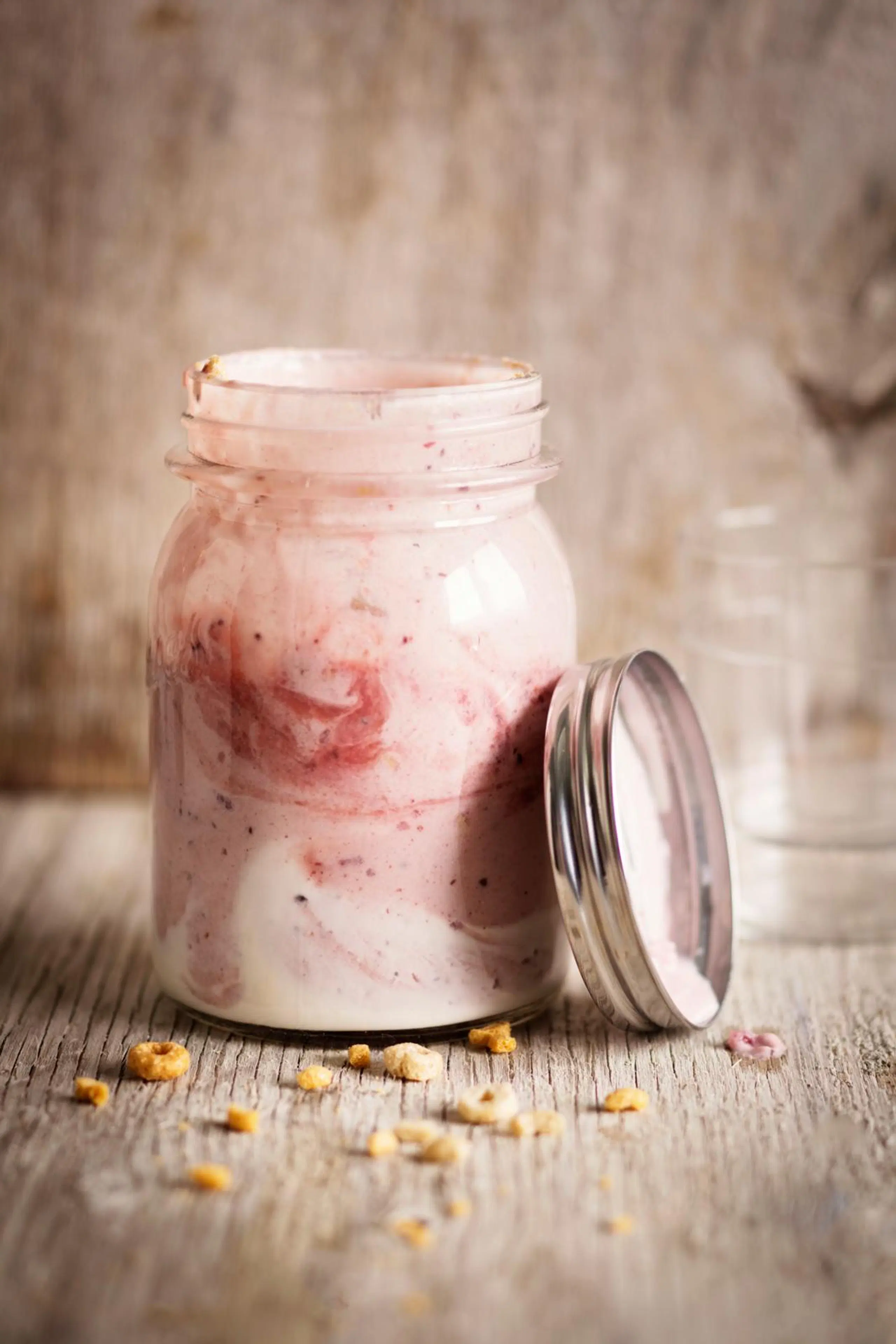 Murosmoothie lasipurkissa