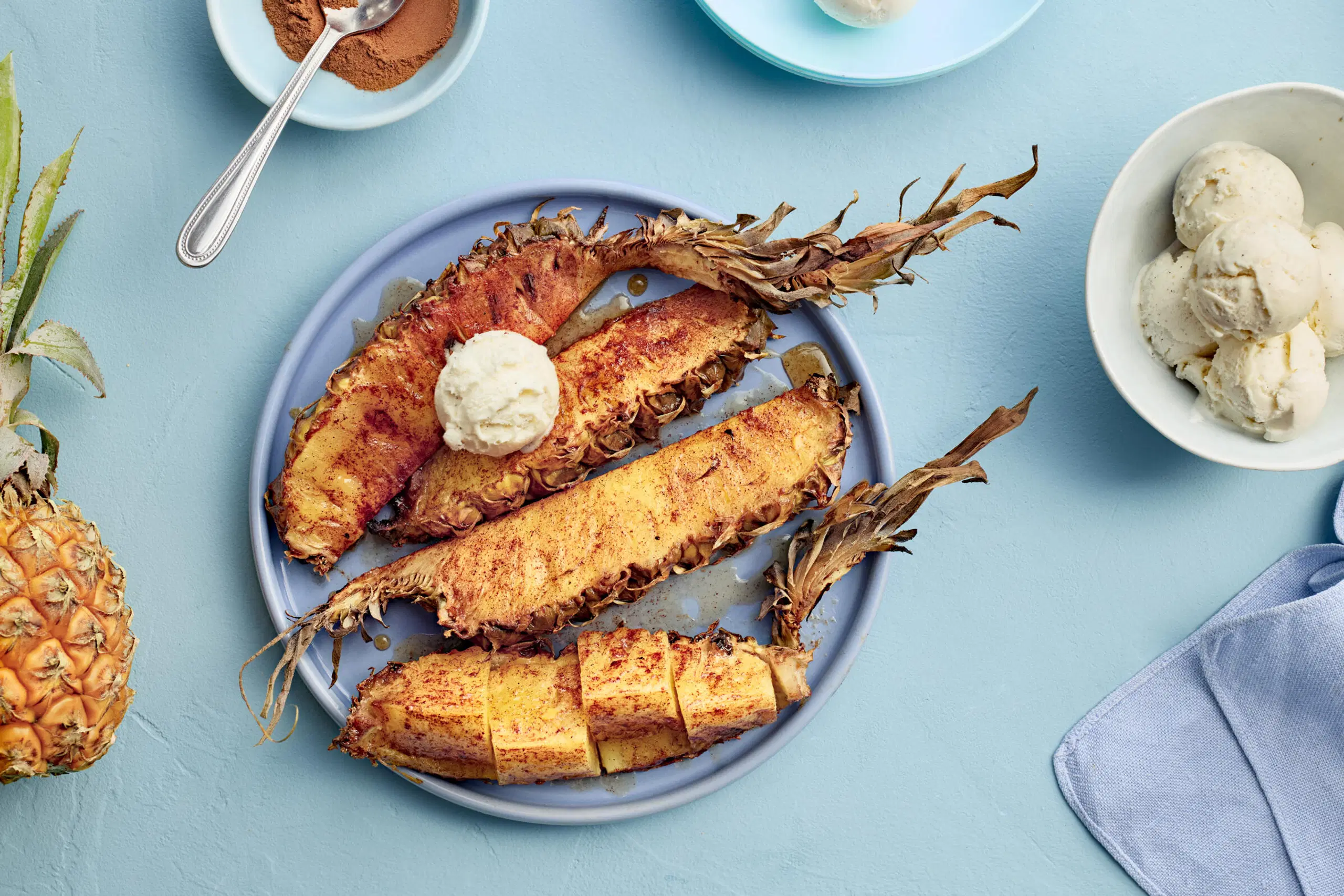 Grillattu ananas brasilialaisittain