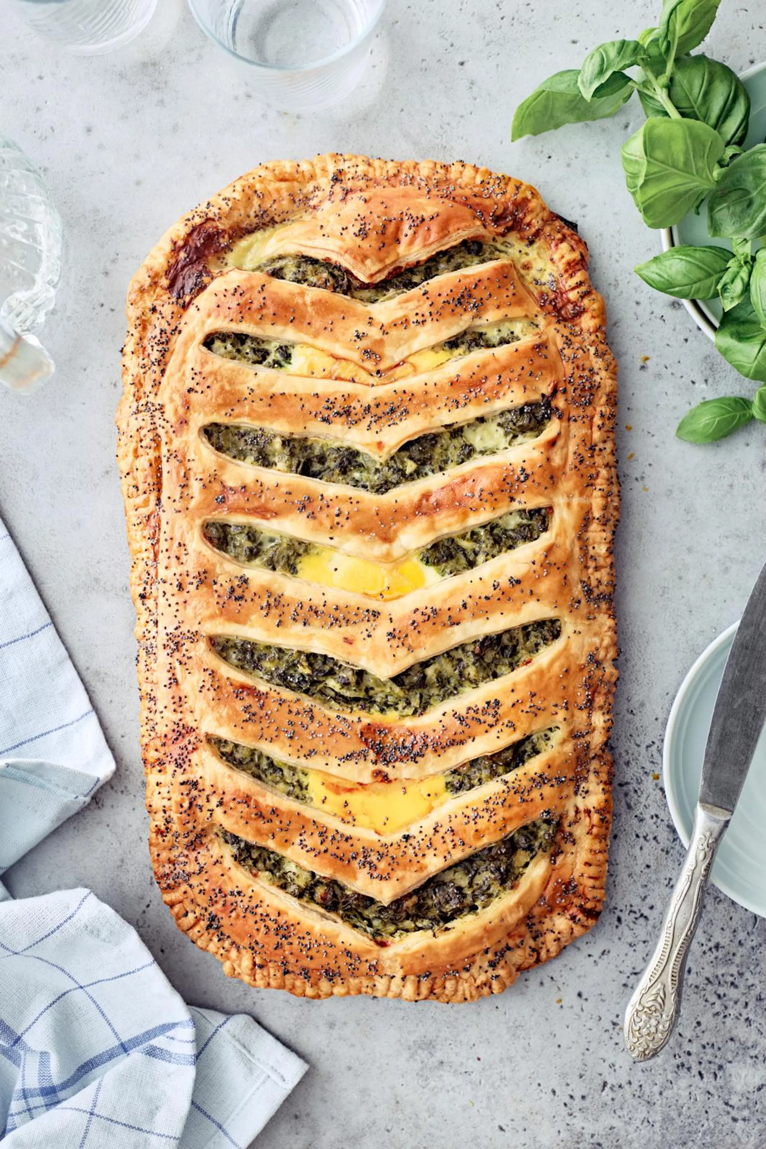 Italialainen pinaattipiirakka