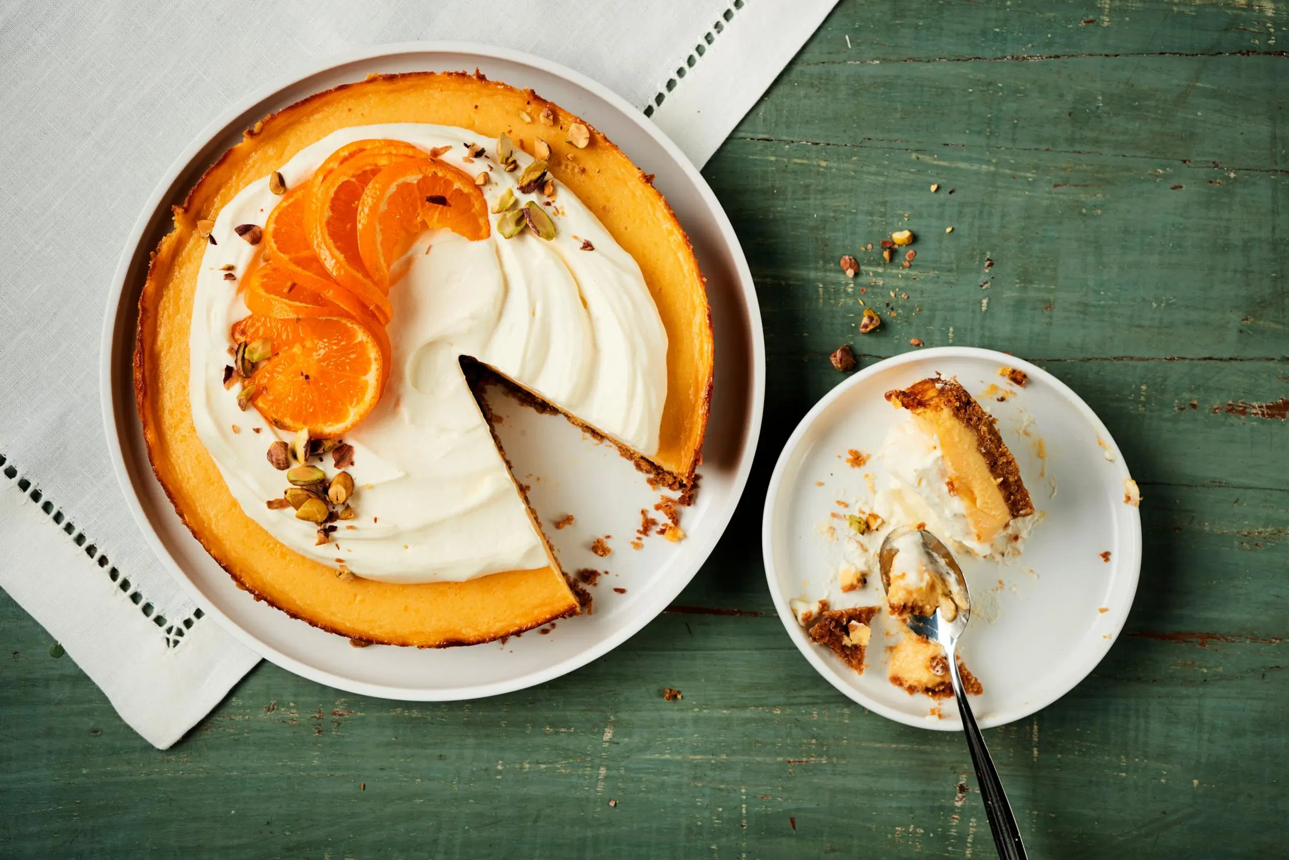 Mandariini-pistaasipiiras