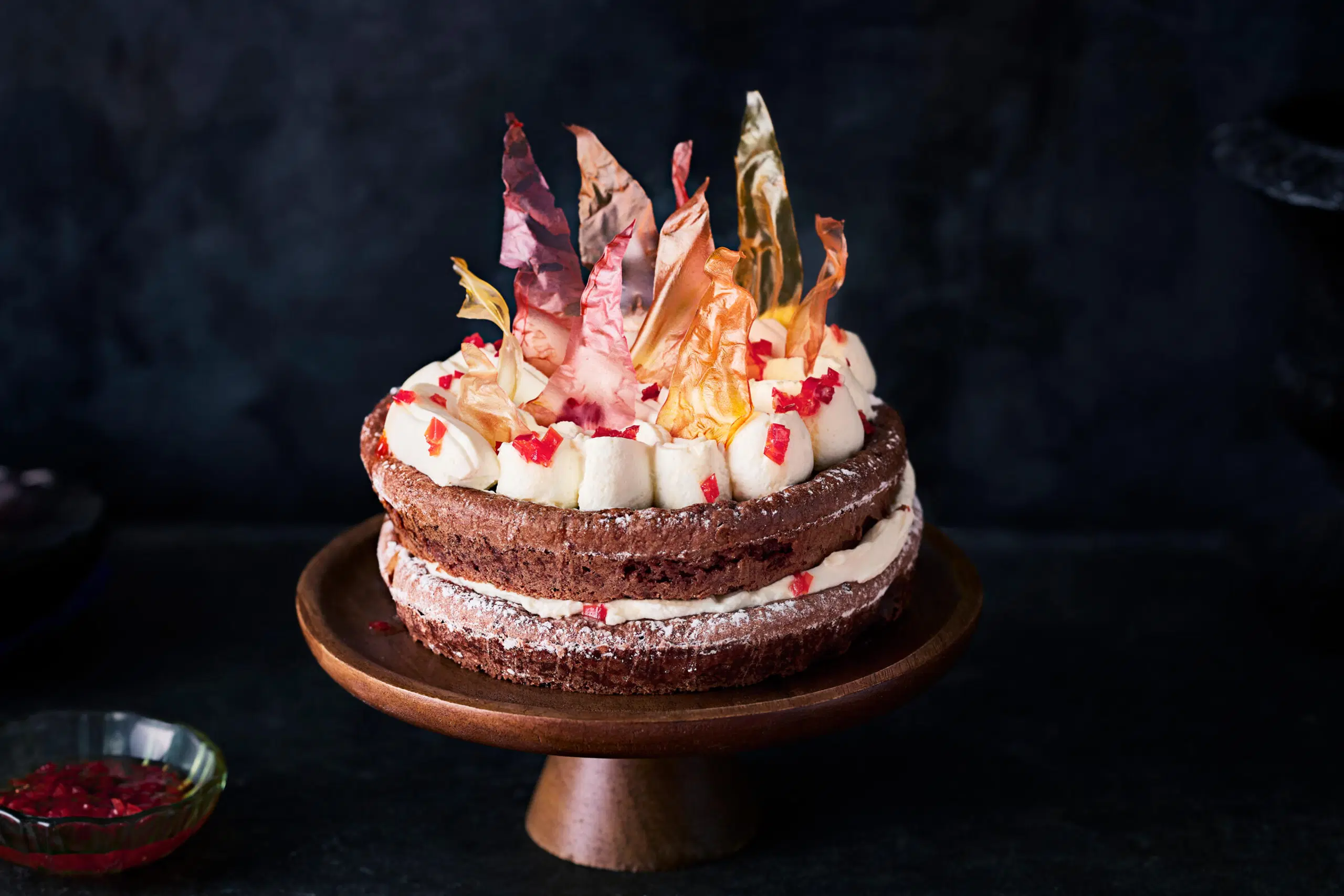 Mutakakku chilisiirapilla