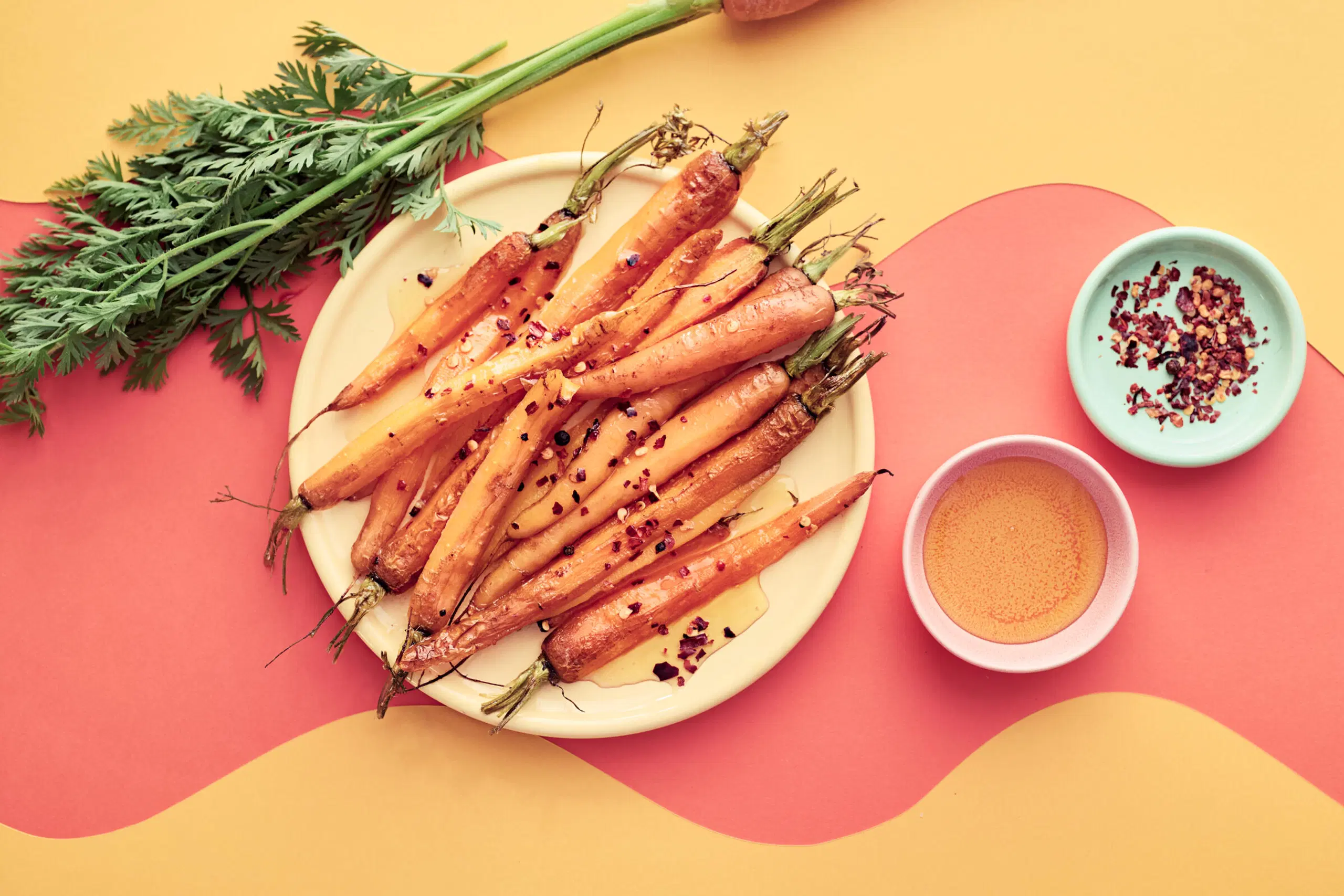 Hot honey -porkkanat
