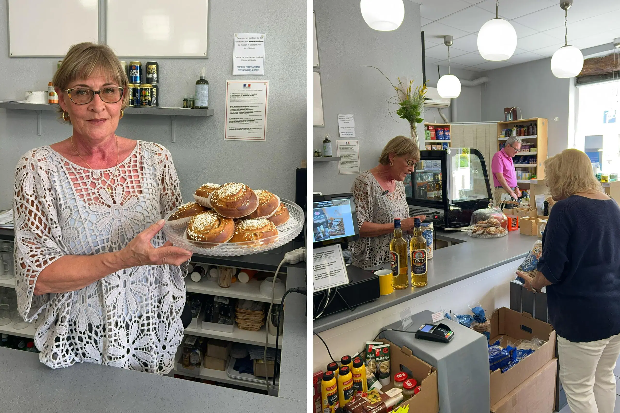 Sarin ja Jarmon suomalainen ruokakauppa Rivieralla.