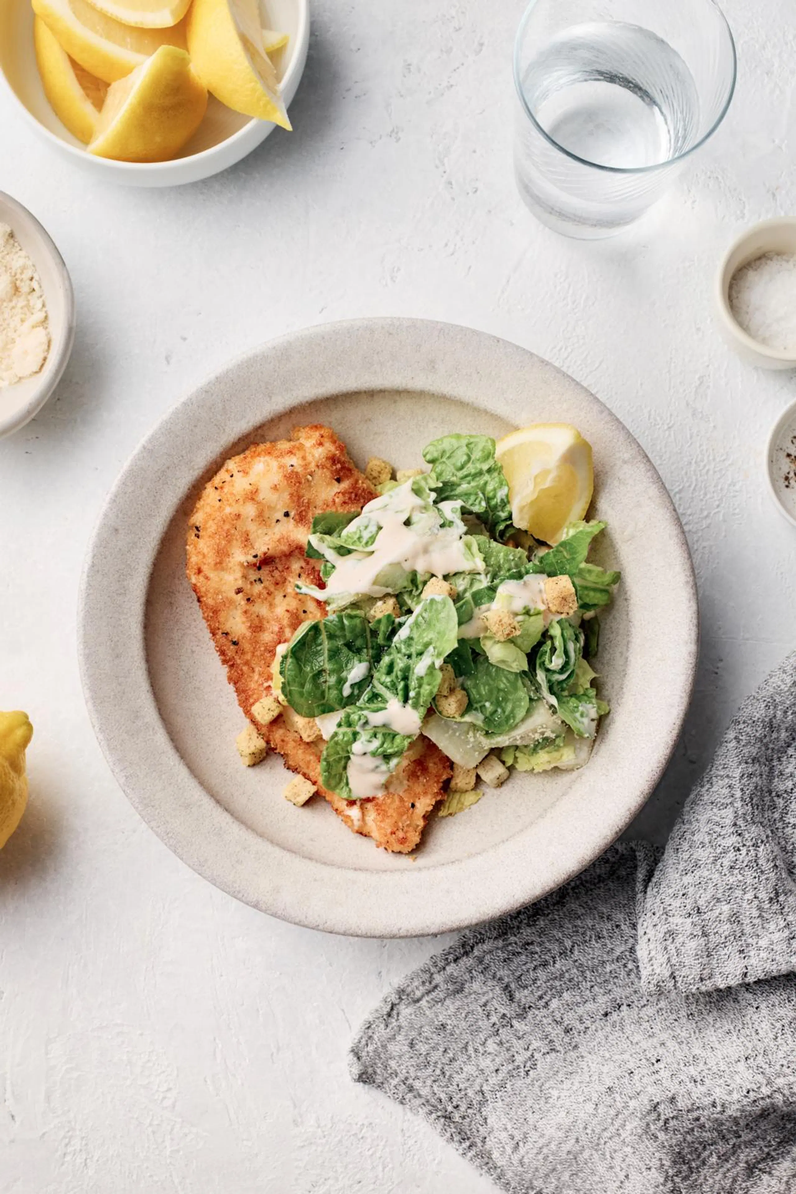 Rapea kana-caesarsalaatti