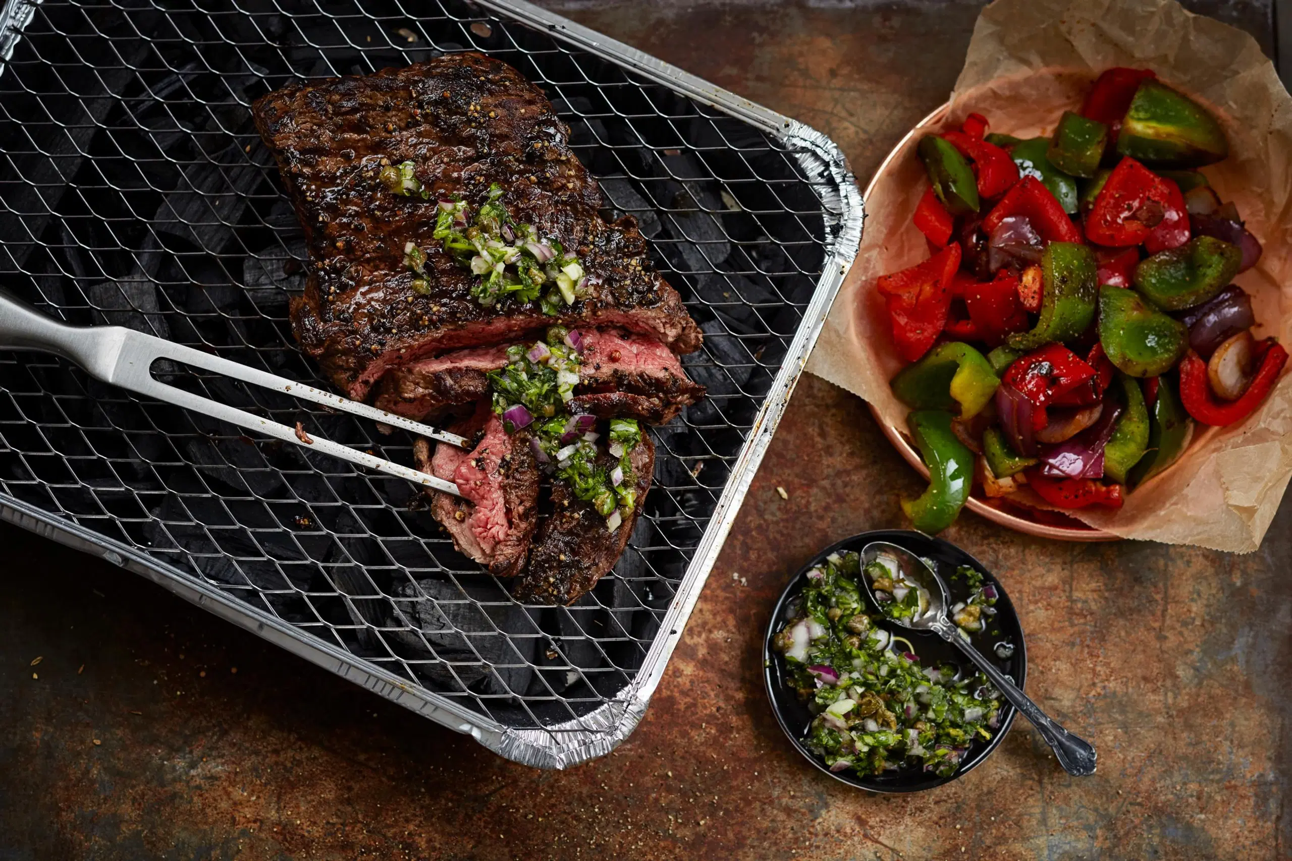 Lankkufilee ja minttu-kaprissalsa