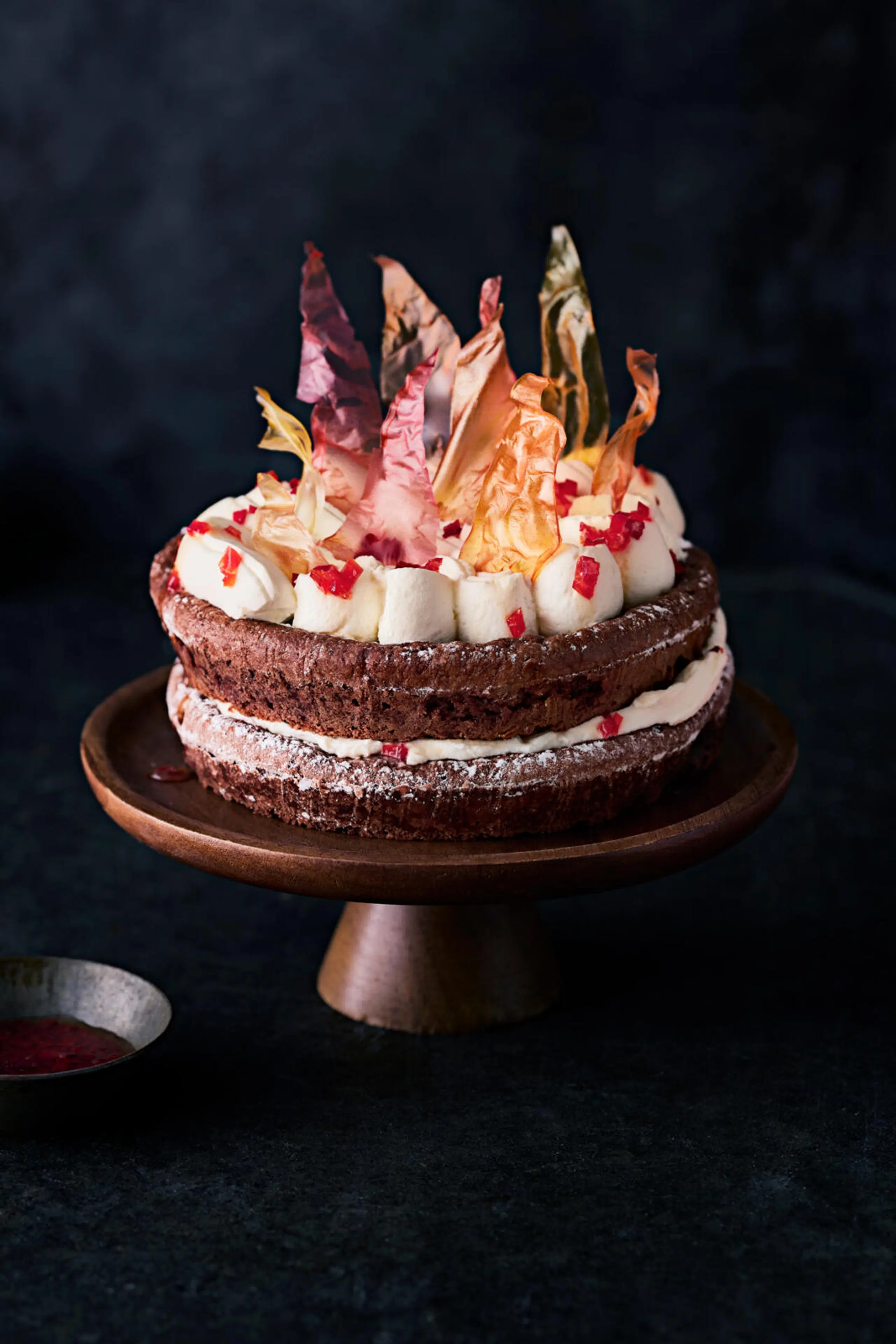 Mutakakku chilisiirapilla