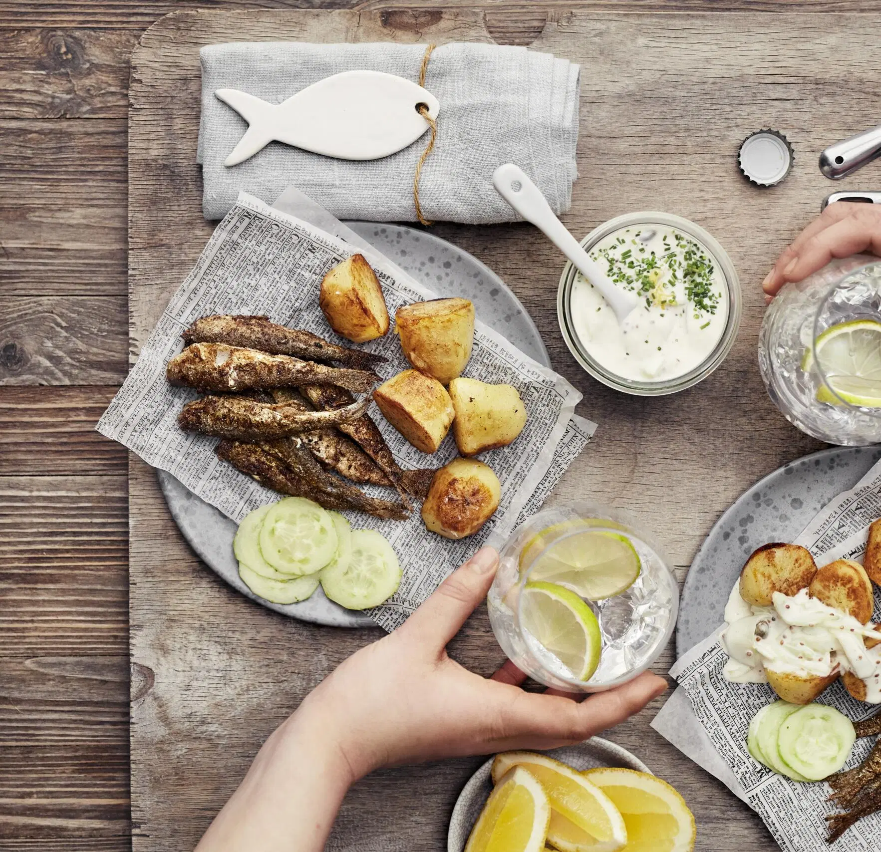 Fish & chips savolaiseen tapaan