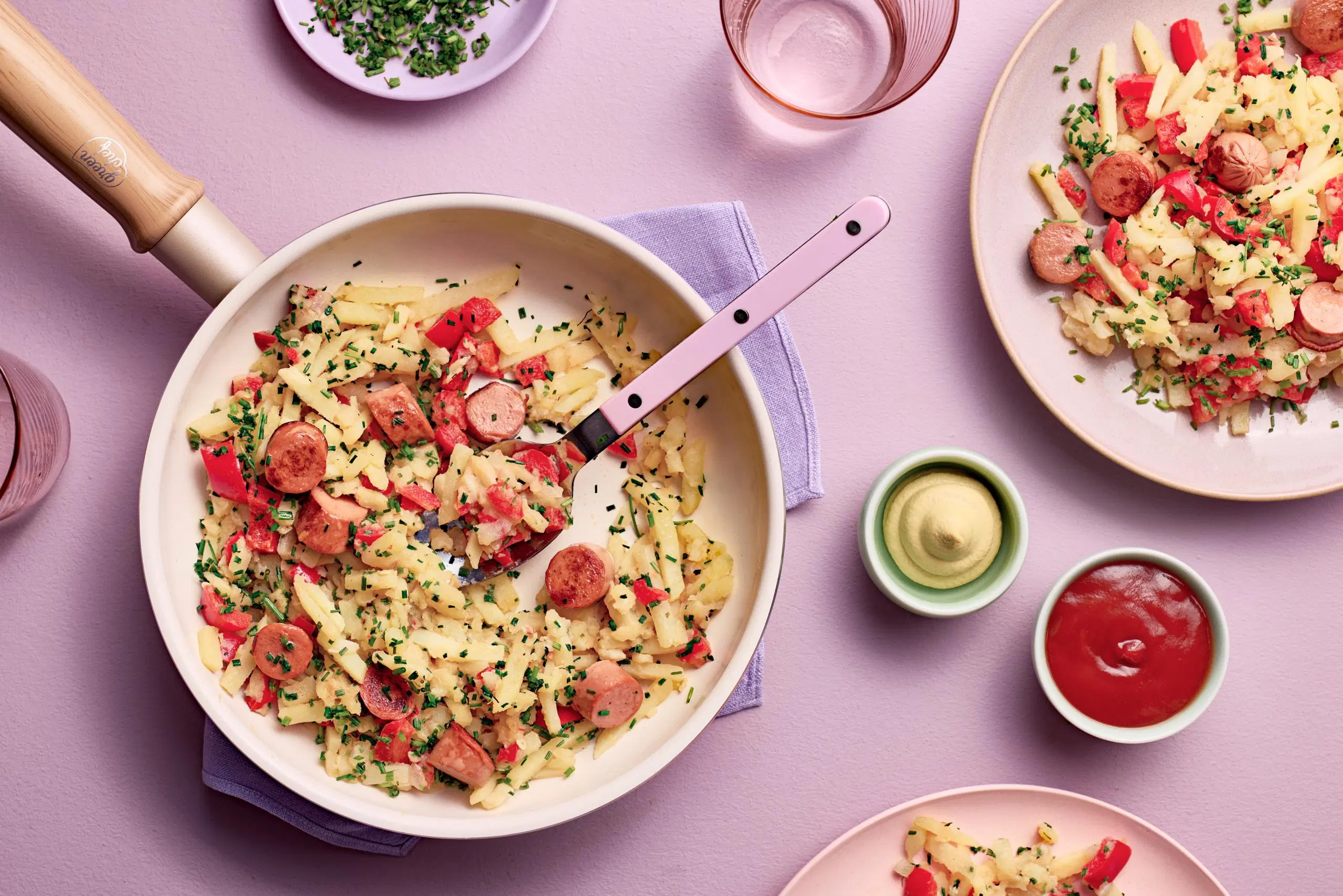 Nopea kasviskiusaus pannulla