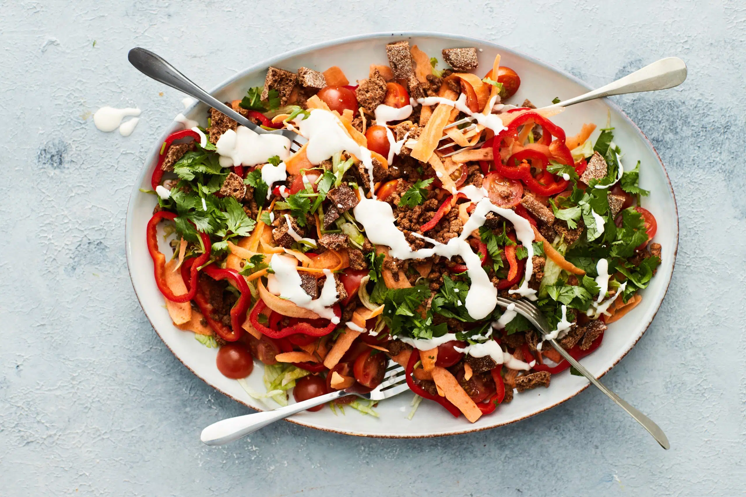 Meksikolainen tacosalaatti