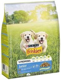 Junior koerasööt kana, piima ja köögiviljadega, FRISKIES, 3 kg