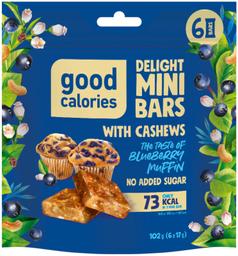 Mini batoonid GOOD CALORIES mustika muffini maitselised 17gx 6