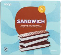 Coop Küpsisejäätis 6-pakk 360 g/660 ml