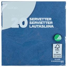 Salvrätik tumesinine 24cm 20tk